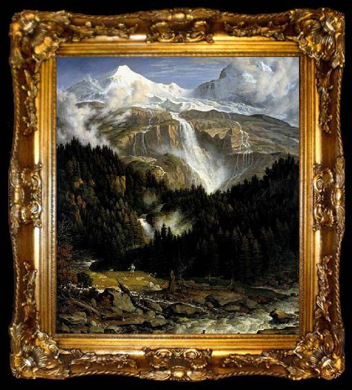 framed  Koch, Joseph Anton The Schmadribach Falls, ta009-2